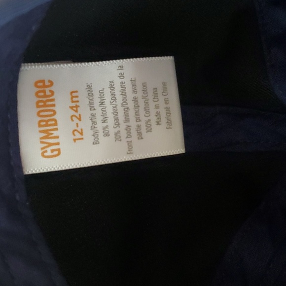 Gymboree Blue Hat with Striped Rainbow Front - Picture 2 of 2